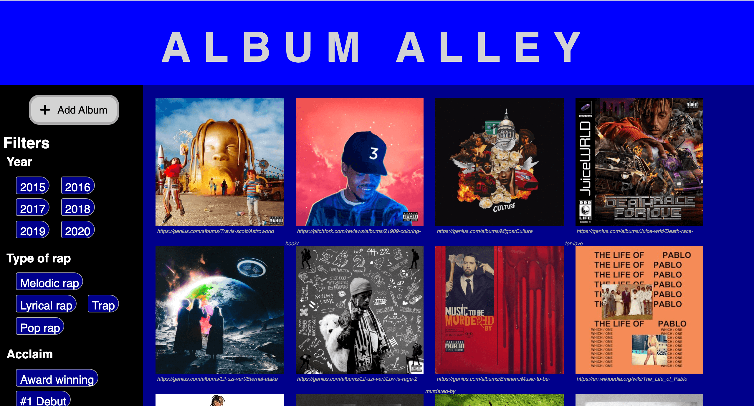 Album Alley Screenshot